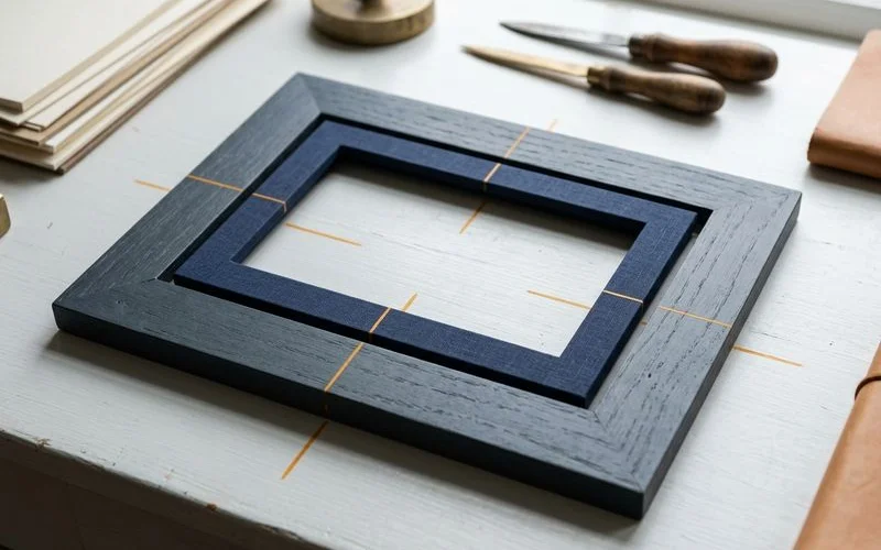 Minimal diagram contrasting a full-frame opening with an insert opening